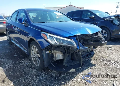 2015 Hyundai Sonata Sport из США, поврежденный, VIN 5NPE34AF5FH217630